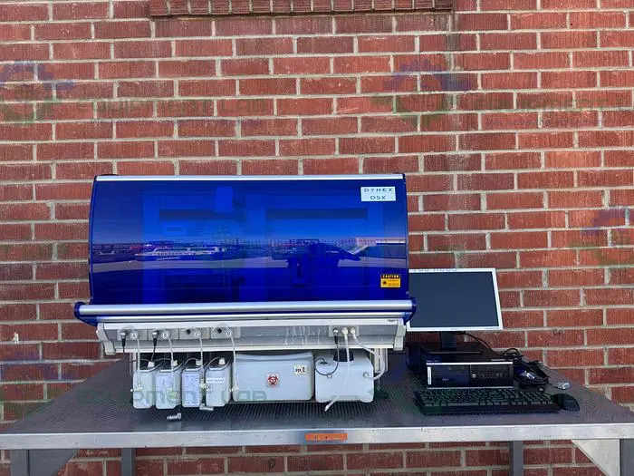 Used DYNEX DSX 4 PLATE AUTOMATED ELISA SYSTEM MEDIUM THROUGHPUT 100 - 240 V Microplate Washers / Handlers California US | Equipment Lab #488628