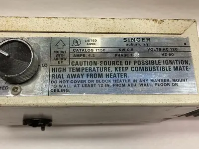 Used SINGER 7150 Miscellaneous Equipment (Electrical & Power) | Surplus Asset Holdings #1192858