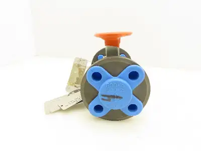 Kitz 300SCTAM-FS Chemical Ball Valve 1/2" Flanged Class 300 Steel 4-Bolt