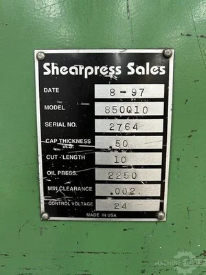 USED 1997 ACCURSHEAR 850010