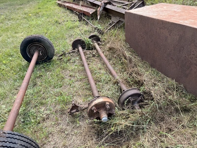 Used LOT OF (3) TRAILER AXLES _UNKNOWN_ Running Gears Michigan US | Miedema Asset Management Group #1419777