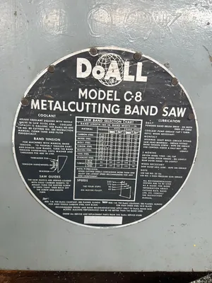 DOALL C-8 SAWS, BAND, HORIZONTAL | Turner's Machinery (2)