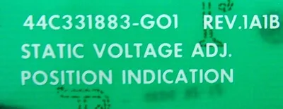 USED GENERAL ELECTRIC 44C331883-G01 VOLTAGE BOARD REV.1A1B 44C331883G01