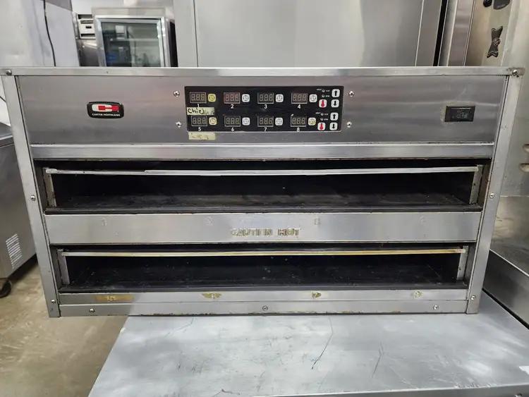 Used Carter-Hoffmann Used Carter-Hoffmann MC243S-2T 31.75"W Pass Thru Heated Food Warming Cabinet 120v Hot Food Warming, Holding, & Transport Cabinets Illinois US | Falcon Restaurant Supply #1376686