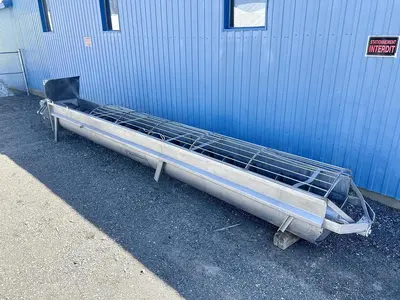Used Screw Conveyor, 24’’ Diameter x 252’’ Long