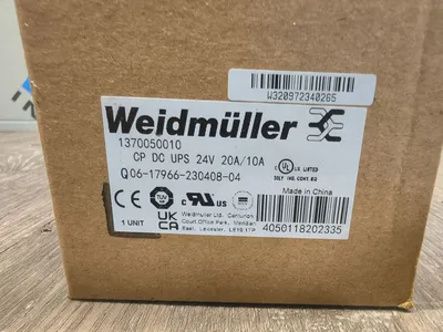 Used WEIDMULLER 1370050010 CP DC UPS Misc Electrical & Power Parts South Carolina US | ESS Industrial Equipment Sales #1352928