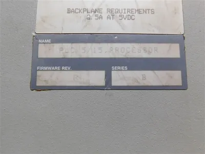 Allen Bradley 1785-LT PLC-5/15 Processor Module Series B Firmware Rev. R Used
