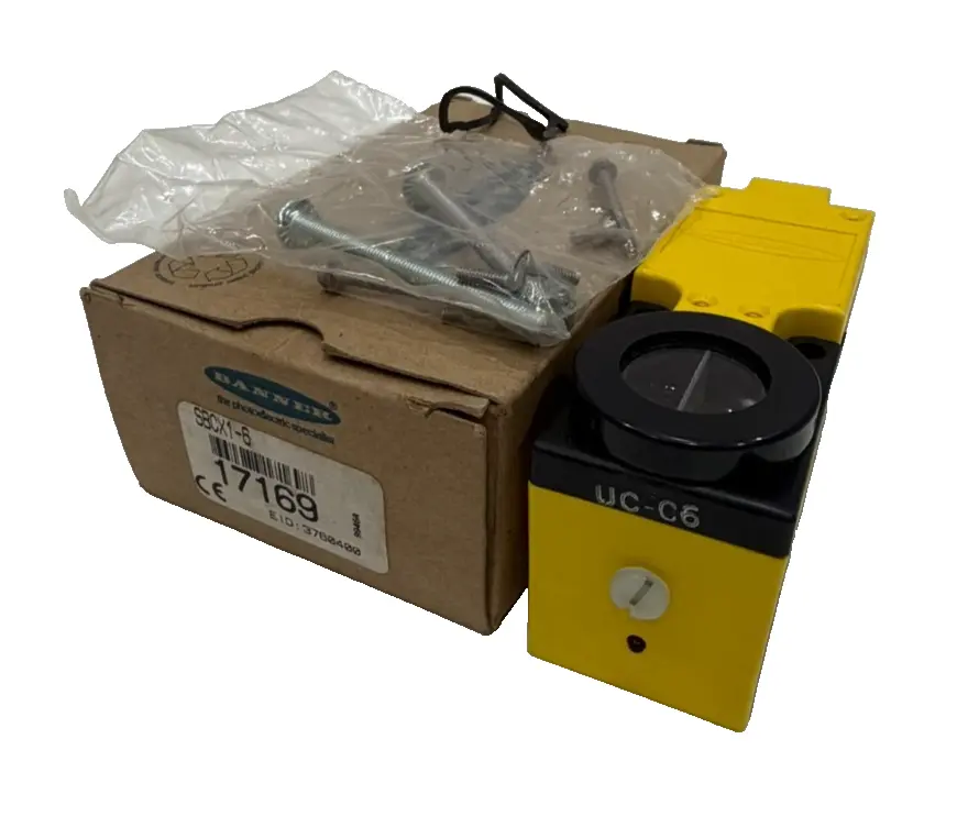 NEW BANNER ENGINEERING SBCX1-6 MULTI-BEAM SCANNER BLOCK SBCX16
