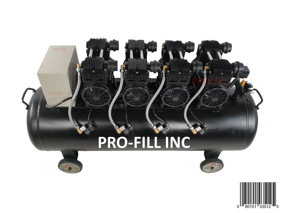 Air Compressors / Low Noise 130L-4xM #35125