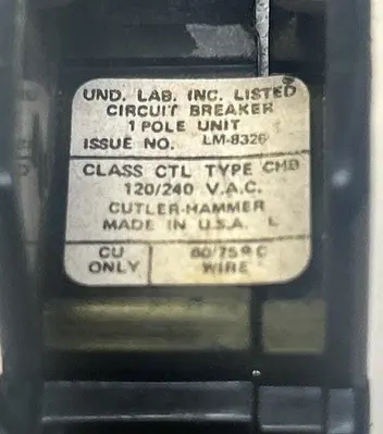 Used CUTLER-HAMMER CHB120 Miscellaneous Equipment (Electrical & Power) | Surplus Asset Holdings #1200038