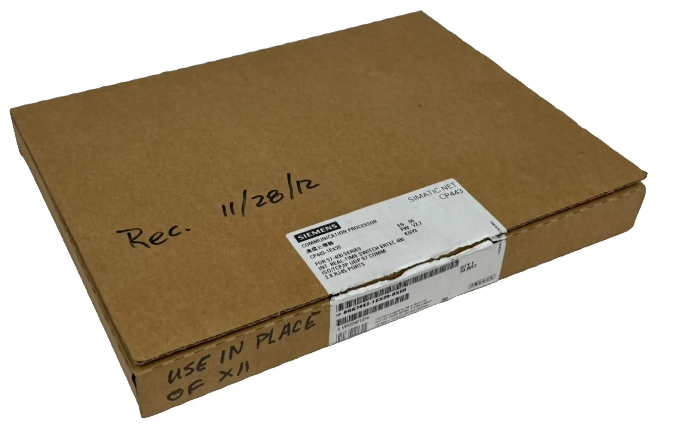 NEW SIEMENS 6GK7443-1EX20-0XE0 COMM. PROCESSOR CP443 6GK7 443-1EX20-0XE0