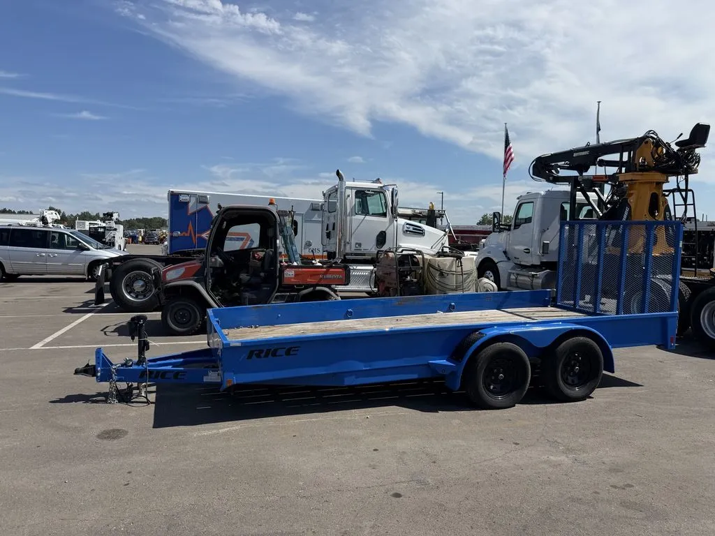 New | in-Stock 2025 RICE TST7616 Flatbed Trailers Minnesota US | Carco Truck & Equipment #1513928