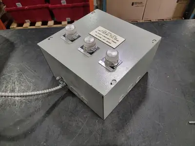 Type 1 Enclosure 10"x10"x6" w/ Ground Light Indication Assembly