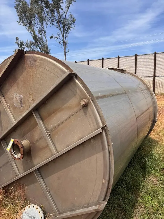 Tank, 4,250 Gallon, Stainless Steel, 8' Dia x 12' H, Valley Foundry, UL Rated, #5991328