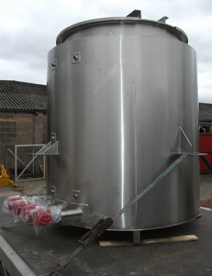 1,100 L S/S Electrically Heated Jacketed Cooker Tank
