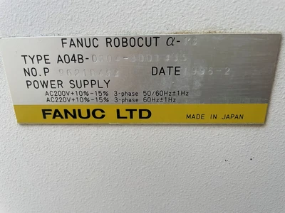 USED FANUC ROBOCUT ALPHA-1B