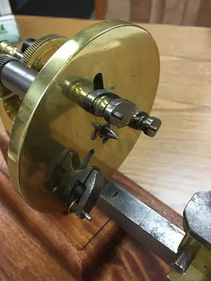 5679-385 Antique Watchmaker’s Bench Lathe – Switzerland, Circa 1860