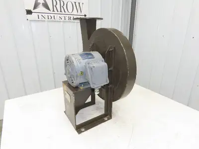 ILG 75-17 High Pressure Blower 1.5Hp Backward Incline IN 5" Out 3.5" Square