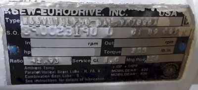 USED 1989 TELEDYNE READCO 107673