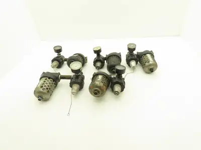Master Pneumatic Norgren R24-400-RGLA FD100-4 Regulator Filter Assembly Lot of 5