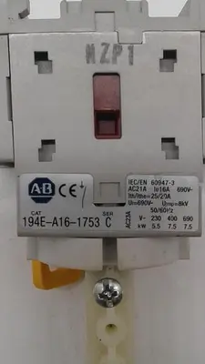 Used ALLEN-BRADLEY ALLEN-BRADLEY 194E-A16-1753 Disconnects | ND Industrial Surplus #1211864