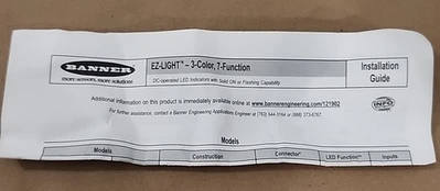 NEW Banner Engineering 74052