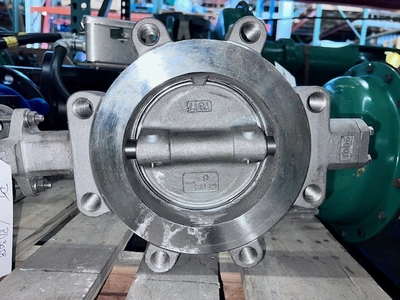 6" ABZ Valves Stainless Steel Butterfly Valve