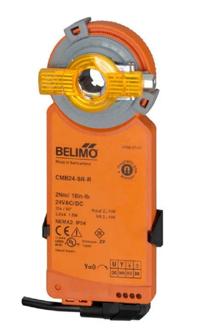 Belimo CMB24-SR-R Actuator, 18 in-lb 2 Nm, Non Fail-Safe, 2...10 V, Modulating [New]