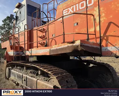 Used 1995 HITACHI EX1100 Crawler Excavators Oklahoma US | Proxy Equipment #1381929