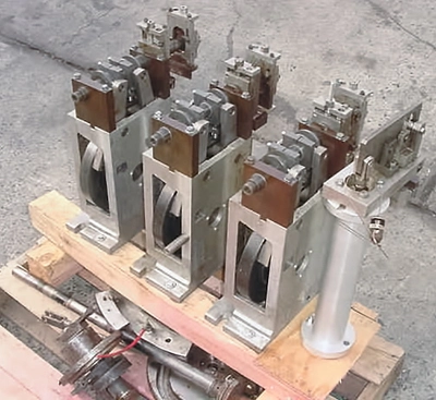 USED METAL TUBE CRIMPING STATION  KALIX METAL CRIMP STATIONS