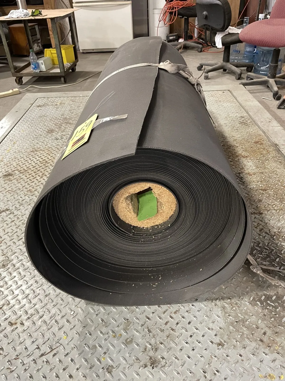 47.5″ 2 Ply PVC Rough Top Conveyor Belt 145′ X 4mm
