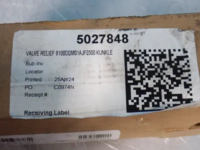 New | in-Stock KUNKLE VALVE 910BDDM01AJF Valves/Fittings | HGR 24 #732503