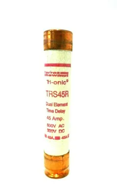 10 NEW FERRAZ SHAWMUT TRS45R FUSES 45A