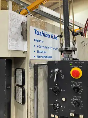 1998 Toshiba BTD-110H.R16 Boring Mills, Horizontal, Table Type | Machnet (3)