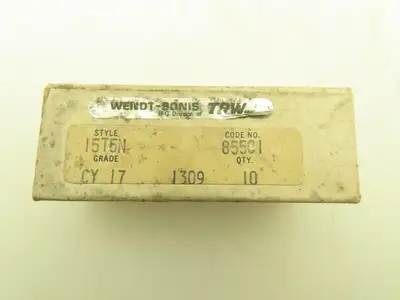 TRW Wendt-Sonis 15T5N Carbide Insert Grade CY17   Lot of 20pcs