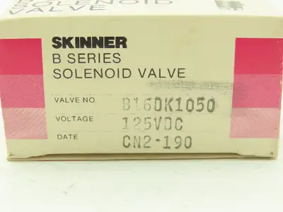Honeywell Skinner B16DK1050 Solenoid Valve 3-Way NO 50 PSI 1/8" NPT No Coil