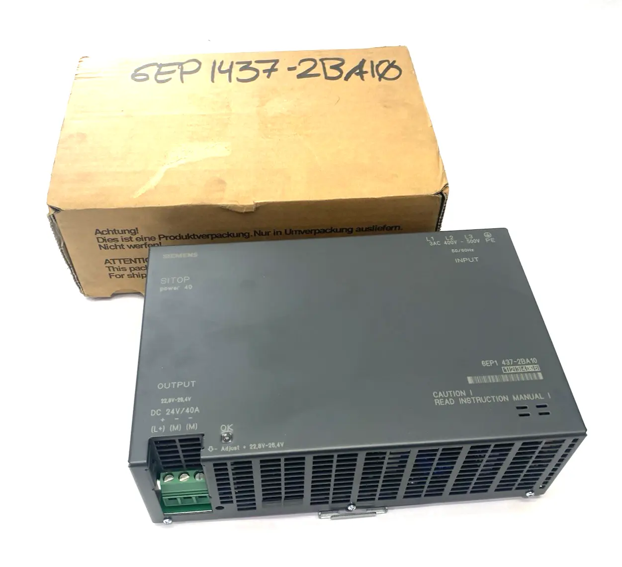 New | in-Stock Siemens SITOP POWER 40 Power Supply Module DIN Rail Power Supplies Michigan US | Maverick Industrial Sales #1395601