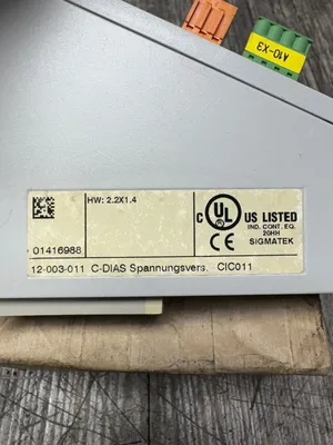 SIGMATEK CIC011 Electrical/PLC/Automation | ESS Industrial Equipment Sales (8)