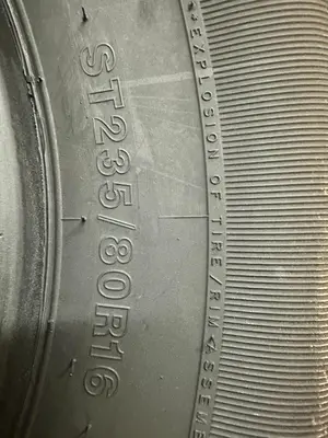 New Lot of (4) Durun ST235/80R16 10PR Trailer Tires