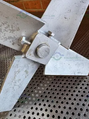 Used 55" STAINLESS STEEL MIXING SHAFT 1" DIAMETER W/ 12" IMPELLER Agitator Shaft California US | Equipment Lab #1415106