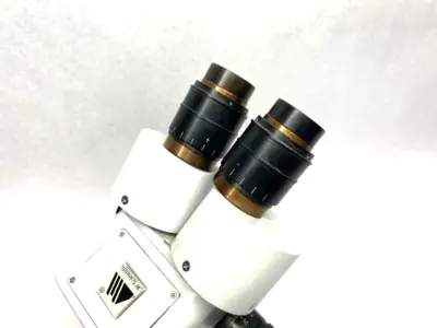 USED LW SCIENTIFIC ADJUSTABLE DUAL LENS OBSERVING MICROSCOPE