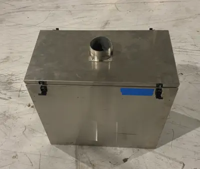 USED FUMEX HIGH-CAPACITY PRE-FILTER UNIT, STAINLESS STEEL