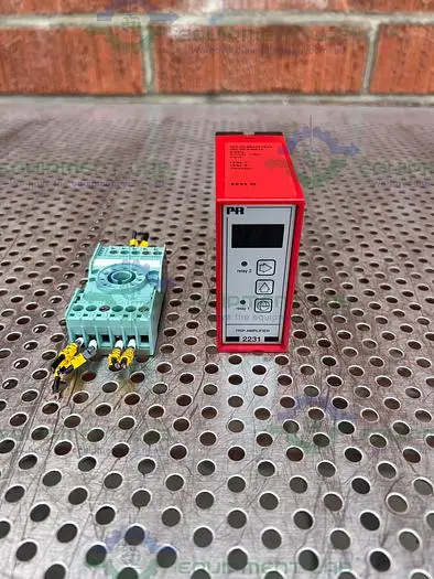 Used PR ELECTRONICS 2231 TRIP AMPLIFIER 24V W/ RELECO S3-B RELAY SOCKET Electronics & Components | Equipment Lab #486313
