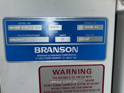 USED Branson BRS160 XFER P W/C