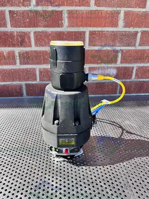 USED ITT PURE-FLO A216  DIAPHRAGM STAINLESS STEEL VALVE 1.5" W/ ASCO VALVE POSITIONER