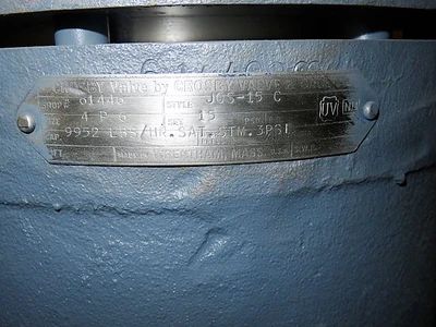 4" Crosby Safety Relief Valve Style JOS-15C