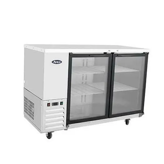48" Glass door back bar