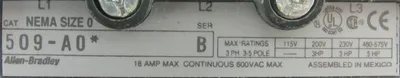 NEW ALLEN BRADLEY 509-A0* STARTER SER B SIZE 0 509A0