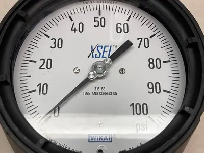 New | in-Stock WIKA 316 SS Universal Pressure Meters Ohio US | Surplus Asset Holdings #1247158