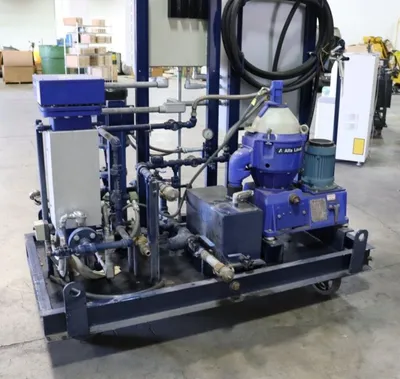 Alfa-Laval MMB 305S-11 lube oil purifier module, SS.